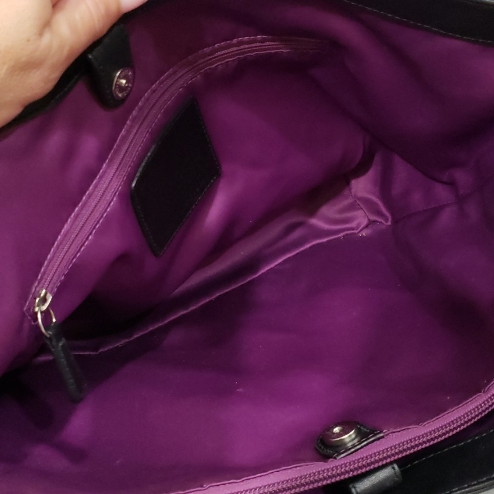 Coach black leather bag - Picture 7 of 8
